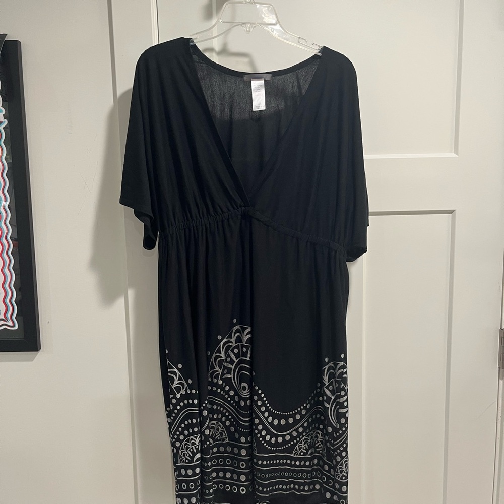 Swimsuits For All Black Sheer Cover-Up